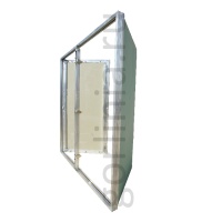 Люк под покраску Гиппократ 600п*1000 двухдверный стеновой ревизионный