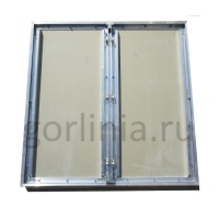 Люк под покраску Гиппократ 1000п*1000 двухдверный стеновой ревизионный