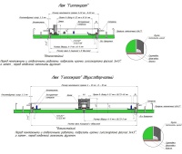Люк под покраску Гиппократ схема однодверного и двухстворчатого исполнения с размерами